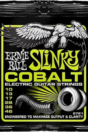Affaire à saisir - Jeu de Cordes Ernie Ball Cobalt Slinky 10-46 2721