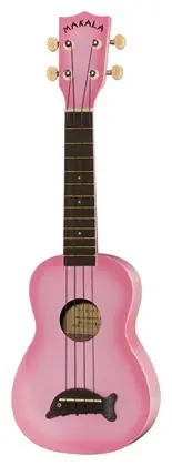 Ukulele Kala Makala Soprano Dolphin Pink Burst - Se termine bientôt