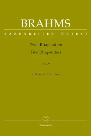 Commandez dès aujourd'hui | Brahms J. Rhapsodies OP 79 Piano-7