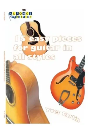 Livraison rapide | Carlin A. Easy Pieces For Guitar IN All Styles