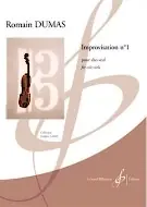 Dumas R. Improvisation N°1 Alto | Stock limité