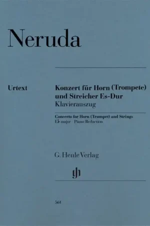 Neruda J.b.g. Concerto E Flat Major Cor OU Trompette - Disponible dès maintenant