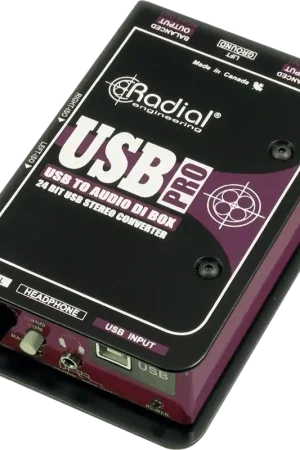 Boite de Direct Radial DI Usb USB-PRO - Haute qualité
