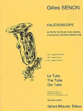 Senon G. Kaleidoscope Vol 3 Saxhorn Basse | Prix doux