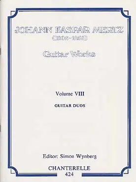 Mertz J.k. Oeuvres Completes Vol 8 Guitare | Coup de cœur des clients