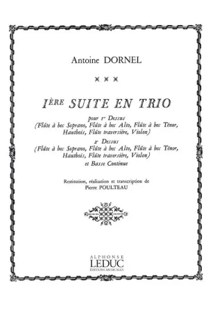 Dornel L.a. 1RE Suite en Trio 2 Flutes A Bec et BC | Remise