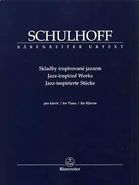 Schulhoff E. Jazz Inspired Works Piano - Meilleur prix