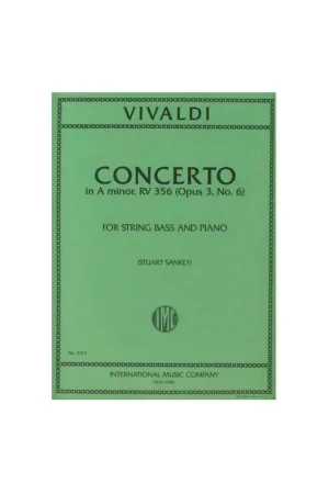 Paiement sécurisé | Vivaldi A. Concerto A Minor op 3 n°6 Contrebasse