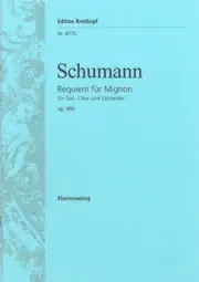 Schumann R. Requiem Fur Mignon OP 98B Chant | Prix cassé