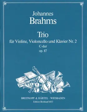 Promotion | Brahms J. Klaviertrio N°2 DO Majeur Majeur OP 87