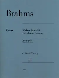 Brahms J. Valses OP 39 Version Facile Piano - Préféré des clients