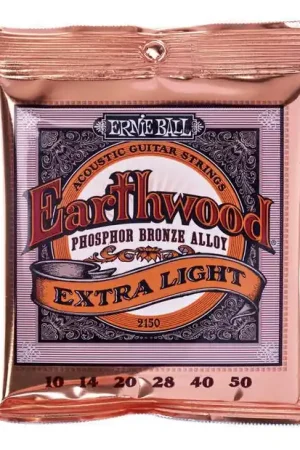 Plus que quelques unités - Jeu de Cordes Ernie Ball 2150 Earthwood Phosphor 10/50