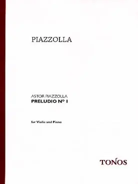 Offre | Piazzolla A. Preludio N°1 Violon