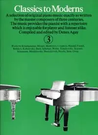 Classics TO Moderns Vol 3 Piano - Meilleure vente