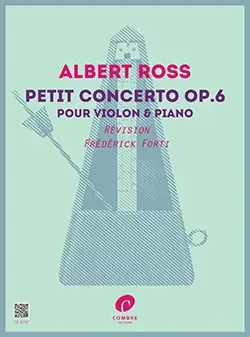 Réduction - Ross A. Petit Concerto OP 6 Violon