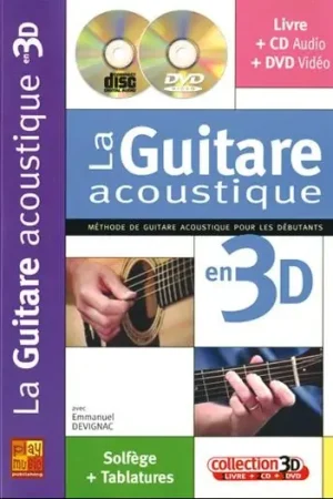 Devignac E. Guitare Acoustique 3D - Tout nouveau