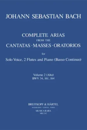 Prix malin | Bach J.s. Complete Arias Cantatas Vol 2 Voix Flutes