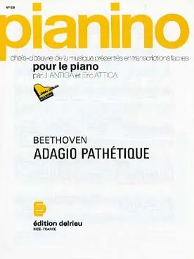 Beethoven L. Adagio Pathetique Piano - Haute qualité