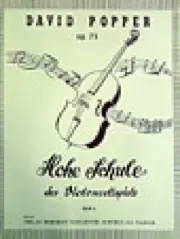 Très demandé - Popper D. 40 Studies Opus 73 Vol 4 Violoncelle