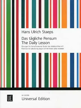 Staeps H.u. The Daily Lesson Flute A Bec | Super prix