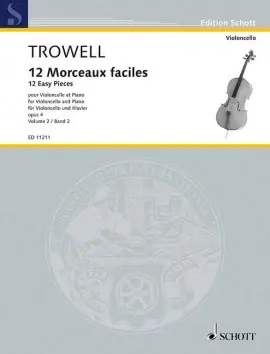 Trowell A. Morceaux Faciles Vol 2 Violoncelle | Prix mini