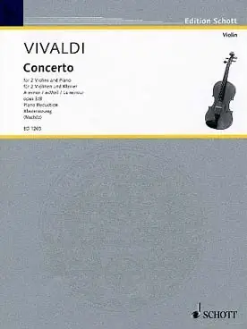 Vivaldi A. Concerto OP 3 N°8 Violons - Prix choc