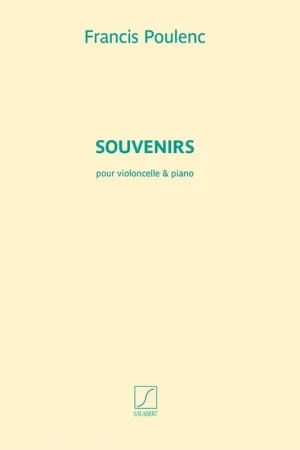Nouveau chez nous - Poulenc F. Souvenirs Violoncelle