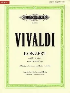 Vivaldi A. Concerto OP 3 N°8 Violons-1 - Dernières unités