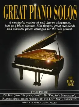 Offre spéciale - Great Piano Solos Black Book