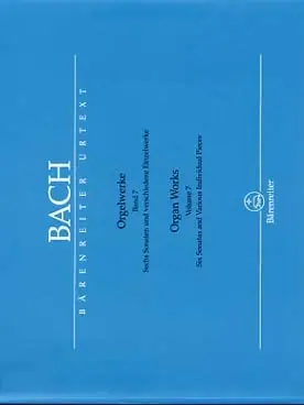 Bach J.s. Oeuvres Completes Pour Orgue Vol 7-1 | Disponible maintenant