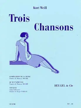 Prix bas | Weill K. Trois Chansons Chant