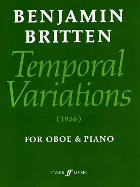 Meilleur prix - Britten B. Temporal Variations Hautbois