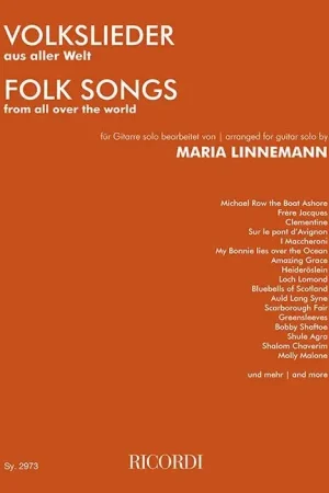 Disponible dès maintenant | Linnemann M. Folk Songs Guitare