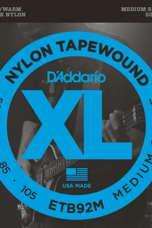 Très demandé | Jeu de Cordes Basse D'addario ETB92M Nylon Medium 50/105