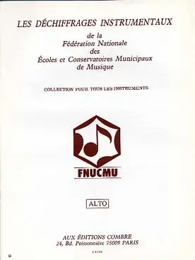 Ffem Dechiffrages Instrumentaux Pour L'alto | Commandez dès maintenant
