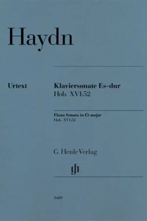Haydn J. Sonate Hob XVI:52 Piano | Commandez maintenant