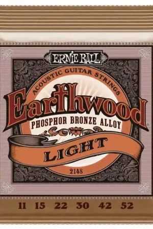 Nouveau | Jeu de Cordes Ernie Ball 2148 Earthwood Phosphor 11/52