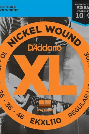 Jeu de Cordes D'addario EKXL110 10/46 Light File Rond | Excellente qualité