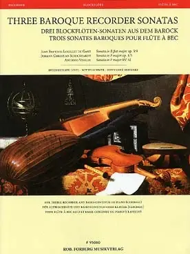 Trois Sonates Baroques Pour Flute A Bec | Produit tendance