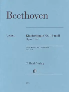 Beethoven L. Sonate OP 2 N°1 Piano | Nouveau