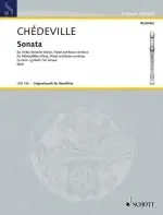 Chedeville N. Sonate Sol Mineur Flute A Bec Alto OU Hautbois OU Flute | Haute qualité