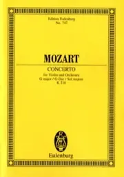 Mozart W.a. Concerto K 216 Violon et Orchestre Partition de Poche | Qualité professionnelle