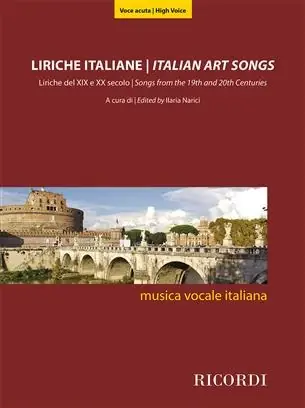 Tout juste disponible - Italian Art Songs Voix Haute
