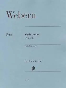 Webern A. Variations OP 27 Piano - Offre exceptionnelle