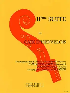Caix D'hervelois L. 2ME Suite Contrebasse | Derniers jours