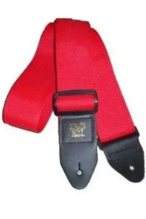 Sangle Ernie Ball Polypro Guitar Strap 2INC Red | Tout juste ajouté