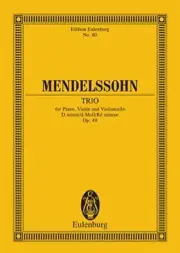 Mendelssohn F. Trio OP 49 Piano et Cordes Conducteur | Expédition immédiate