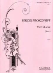 Prokofiev S. 4 Pieces OP 4 Piano | Tout juste disponible