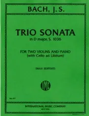 Bach J.s. Trio Sonate RE Mineur 2 Violons et Piano - Premium