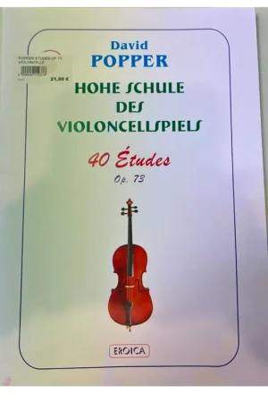 Popper 40 études Opus 73 Violoncelle - Ne manquez pas cette offre